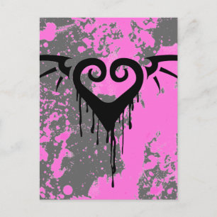 Carte Postale coeur romantique