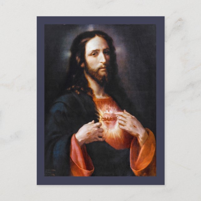 Carte Postale Coeur sacré du Christ (Devant)