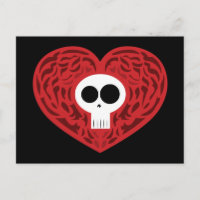 Coeur tatouage crâne