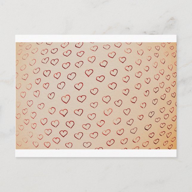 Carte Postale Coeurs (Devant)