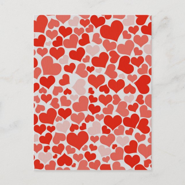 Carte Postale Coeurs (Devant)
