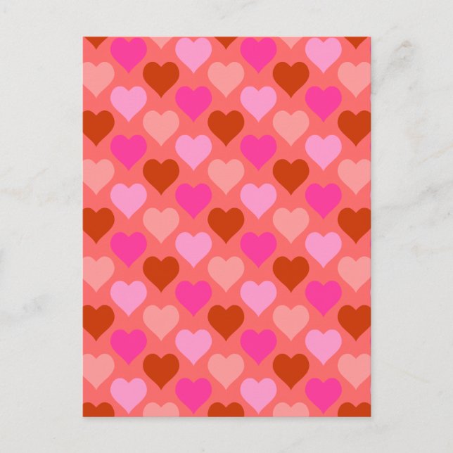 Carte Postale Coeurs (Devant)