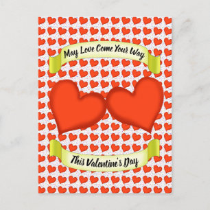 Carte postale Coeurs d'amour