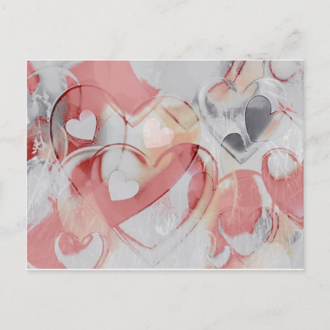 Carte Postale Coeurs de laiton (Devant)