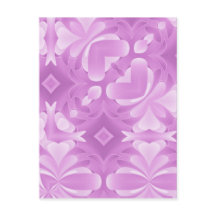 Coeurs et diamants pourpres