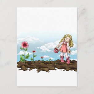 Carte Postale Cœurs grandissants