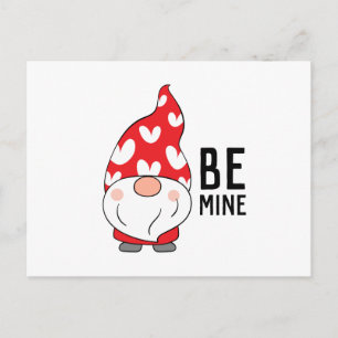 Carte Postale Coeurs mignons Gnome Valentine
