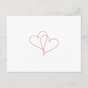 Carte Postale Coeurs ouverts