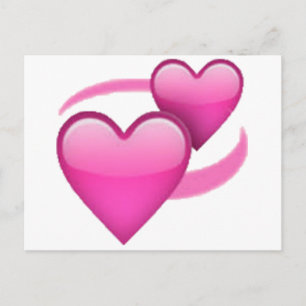 Carte Postale Coeurs révolutionnaires - Emoji