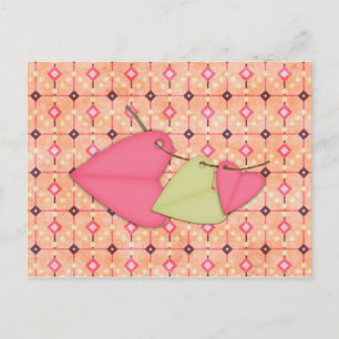 Carte Postale Coeurs sur une chaîne