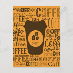 Carte Postale coffee design