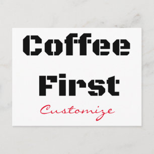Carte Postale Coffee First Thunder_Cove