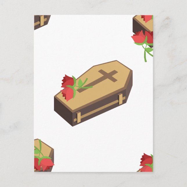 Carte Postale coffin emojis (Devant)