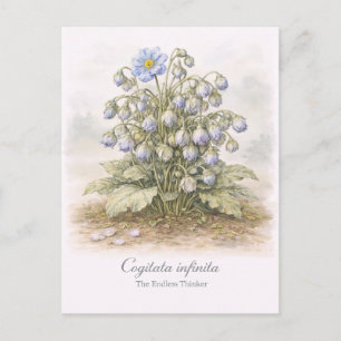 Carte Postale Cogitata infinita - Le Botaniste du Penseur Infini