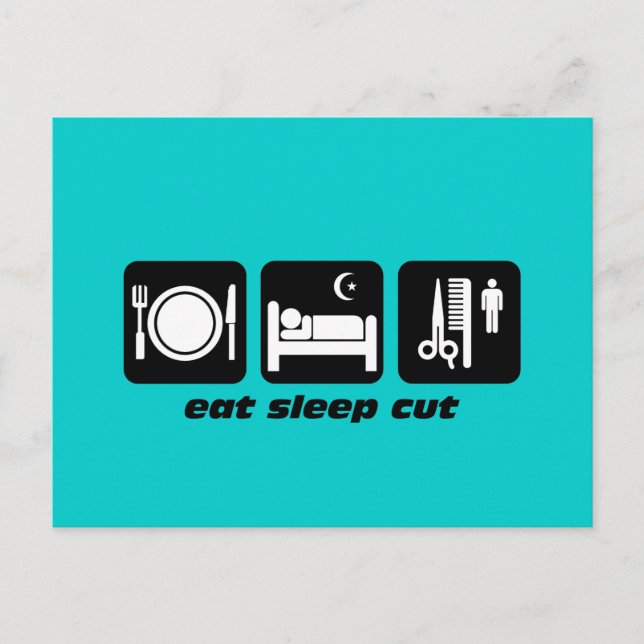 Carte Postale Coiffeuse (Devant)