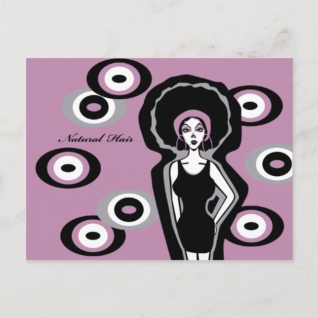 Carte Postale Coiffure naturelle (Devant)