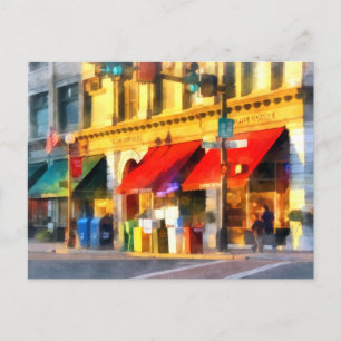 Carte Postale Coin ou centre et Merchant Rutland VT