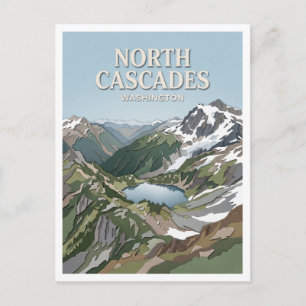 Carte Postale Col de Cascade Marblemount Washington