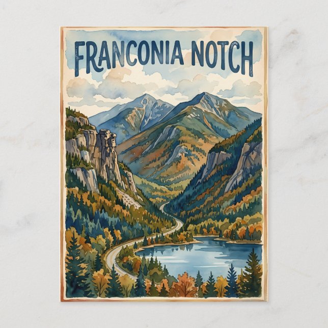 Carte Postale Col de Franconia (Devant)