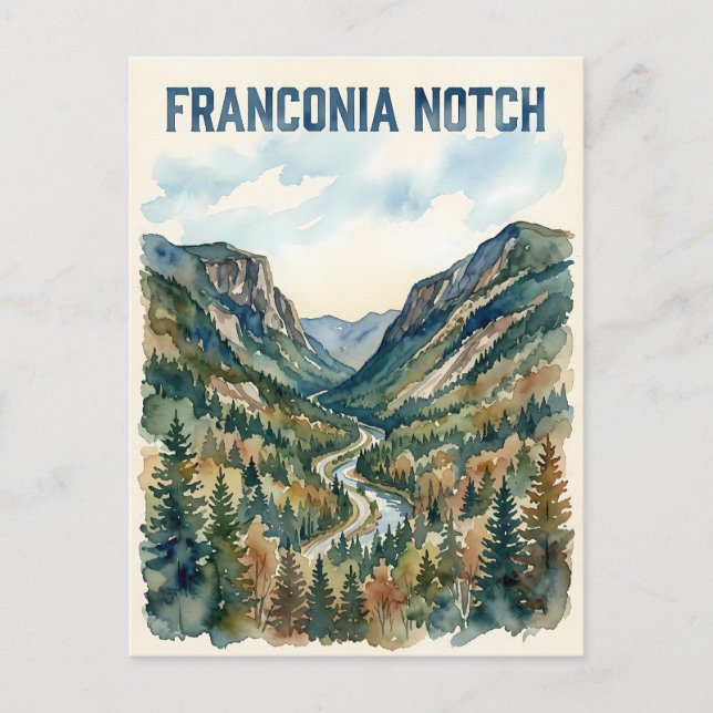 Carte Postale Col de Franconia (Devant)
