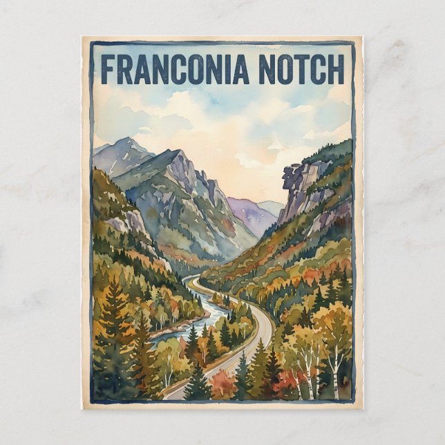 Carte Postale Col de Franconia (Devant)