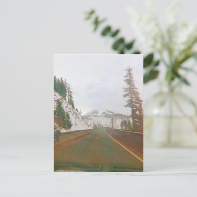 Carte Postale Col de Santiam. Oregon central, États-Unis (Debout devant)