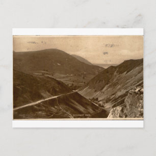 Carte Postale Col de Sychnant au Pays de Galles, paysage vintage