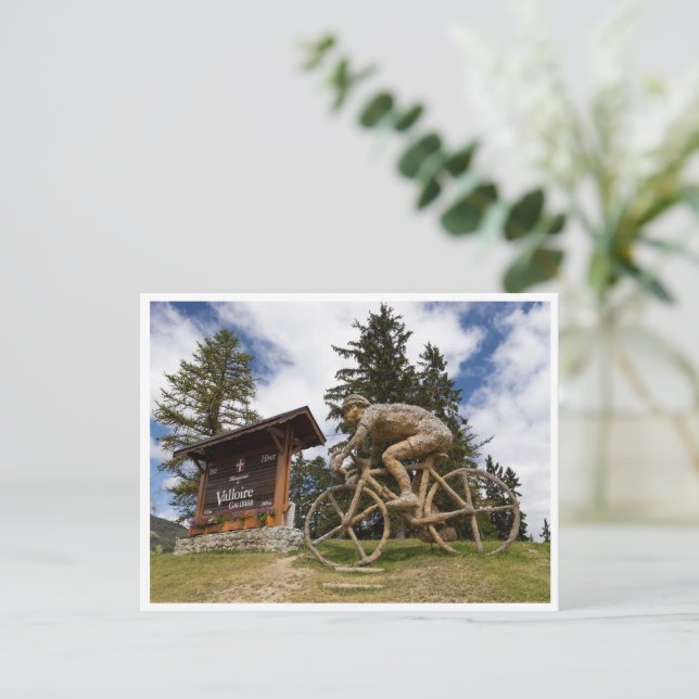 Carte Postale Col du Télégraphe, Valloire, France (Debout devant)
