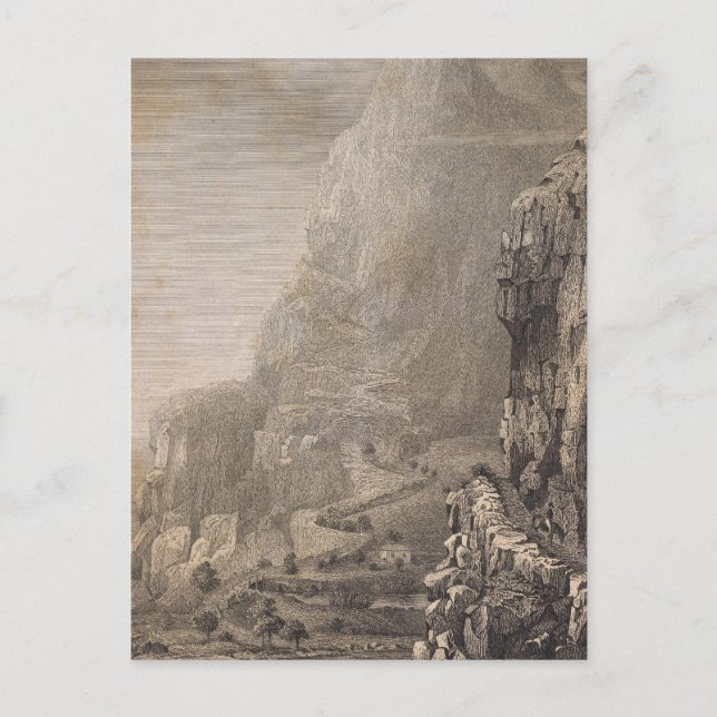 Carte Postale Col Estroza, Madère (Devant)