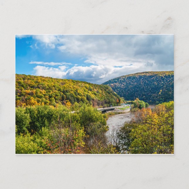 Carte Postale Col scenic de Delaware Water Gap (Devant)