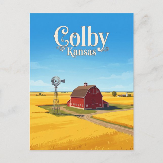 Carte Postale Colby Kansas (Devant)