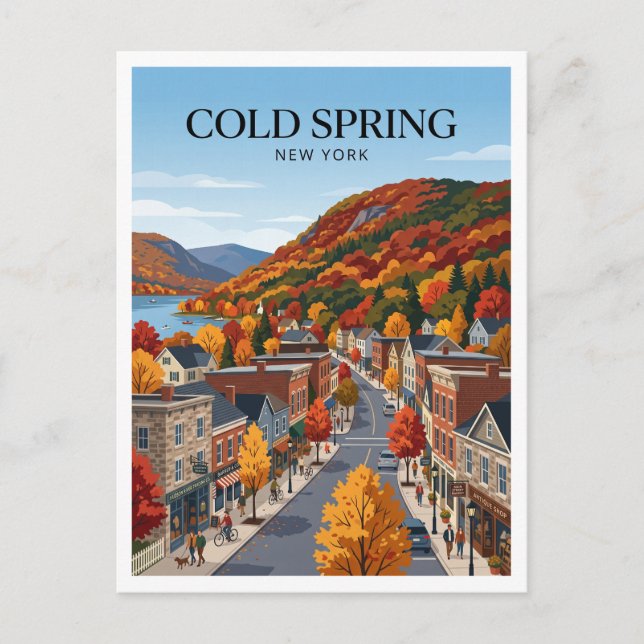 Carte Postale Cold Spring New York (Devant)