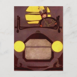 Carte Postale Coles Phillips "Fadeaway Girl" "The Roadster"