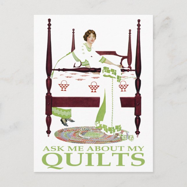 Carte Postale Coles Phillips Fadeaway - interrogez-moi au sujet (Devant)