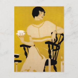 Carte Postale Coles Phillips  Publicité pour vaisselle “Une tass