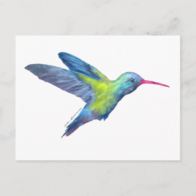 Carte Postale Colibri (Devant)