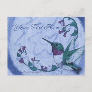 Carte postale Colibri