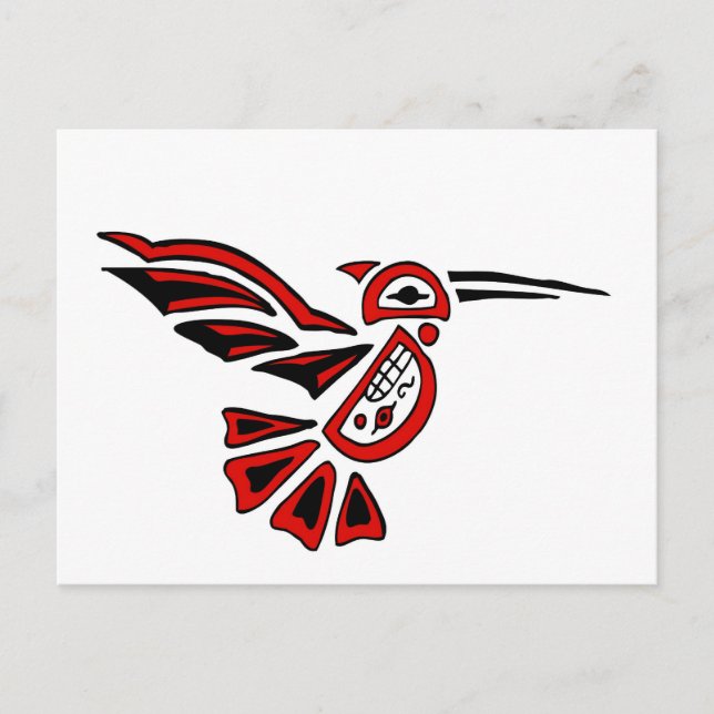 Carte Postale colibri haida (Devant)