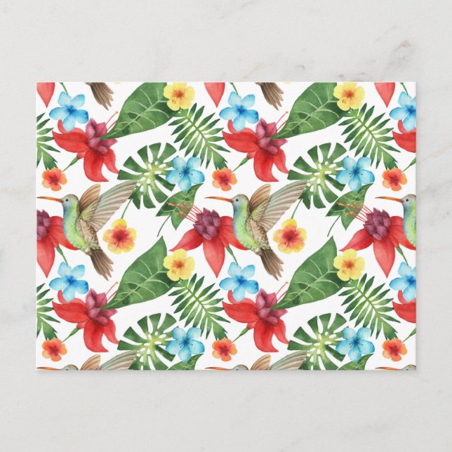 Carte Postale Colibri tropical 2 (Devant)