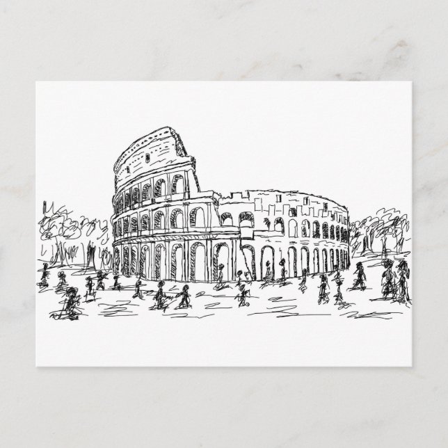 Carte Postale colisée de rome (Devant)