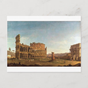 Carte Postale Colisée et Arc de Constantin (Rome)