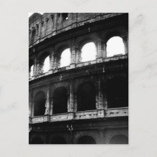 Carte Postale Colisée noire blanche Empire romain