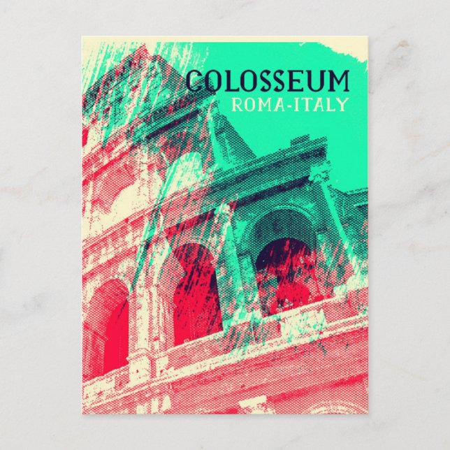 Carte Postale Colisée Roma Italie (Devant)