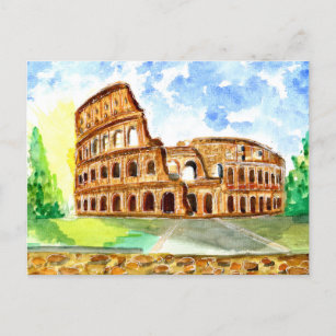 Carte Postale Colisée Rome Italie