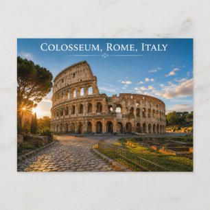 Carte Postale Colisée, Rome, Italie Lever du soleil