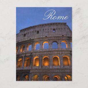 Carte Postale Colisée Rome Italie Photo de voyage