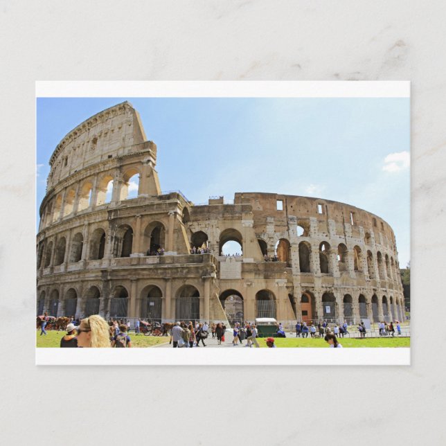 Carte Postale Colisée Rome Photographie (Devant)