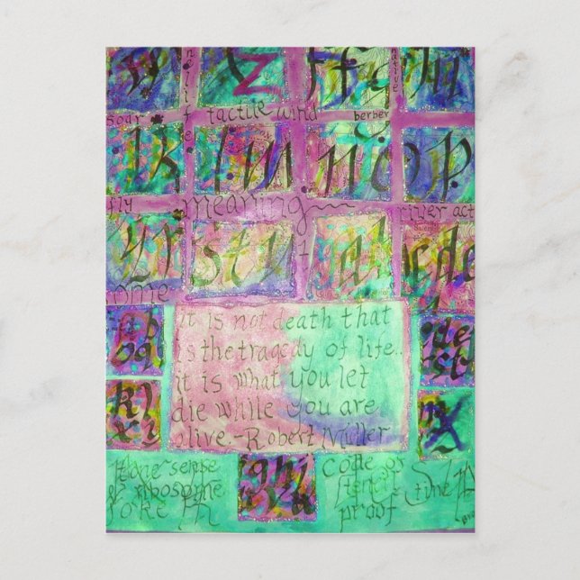 Carte Postale collage (Devant)