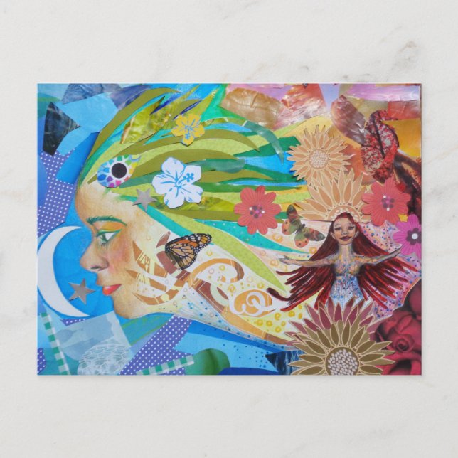 Carte postale Collage Aloe (Devant)