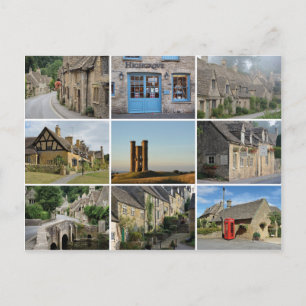 Carte Postale Collage Cotswolds